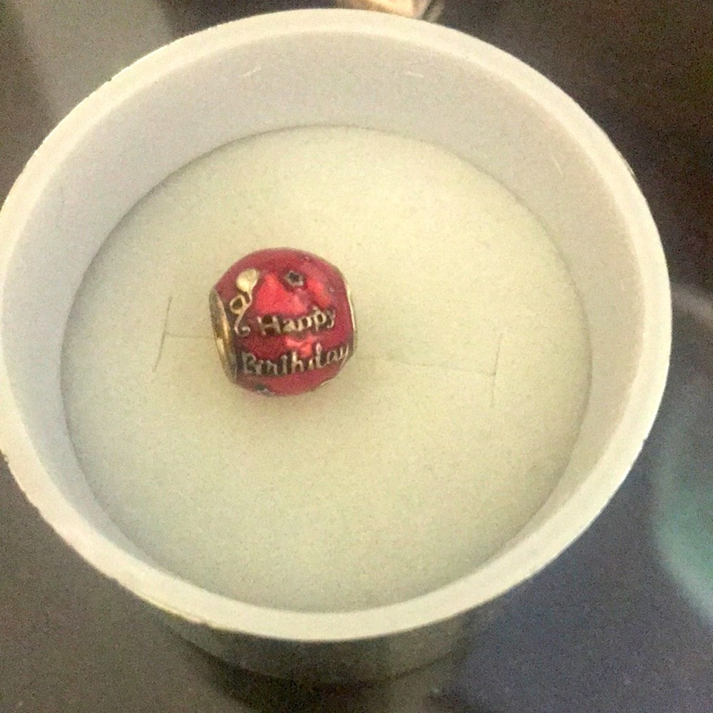 Happy birthday charm